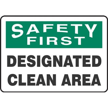 OSHA SAFETY FIRST SAFETY SIGN MHSK988VA